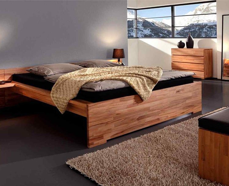 Деревянная кровать своими руками в современном стиле (+Фото)