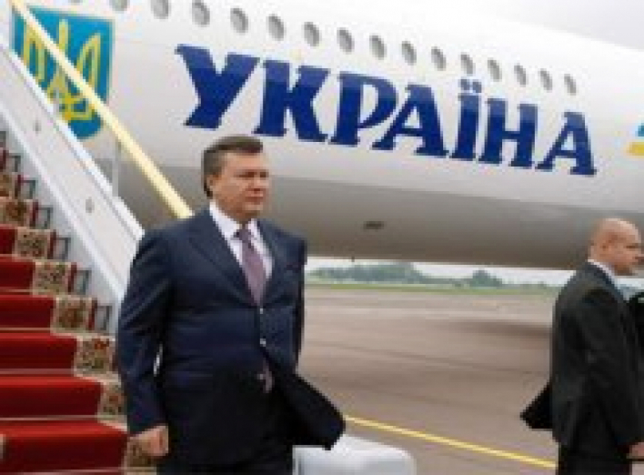 Янукович наконец-то летает на новом самолете