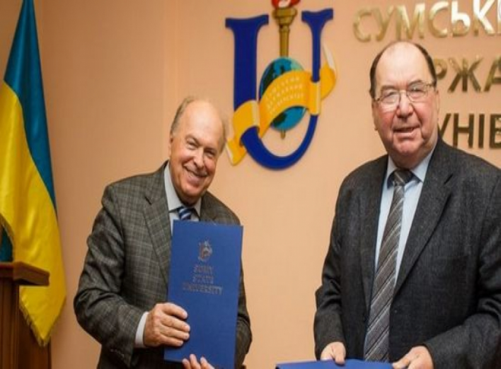 В СумГУ подписано соглашение о сотрудничестве с Национальным горным университетом (+фото)