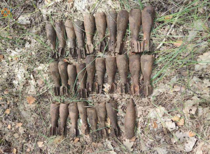 На Сумщині упродовж доби виявлено 29 боєприпасів, ще 28 знешкоджено фото