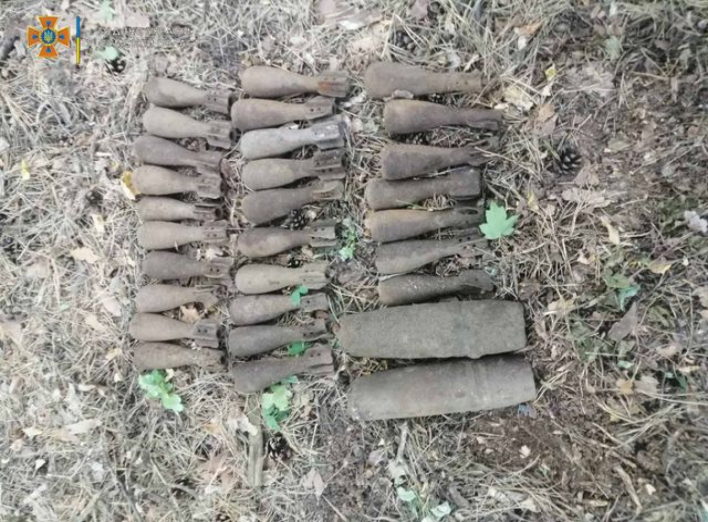 На Сумщині упродовж доби знешкоджено 30 застарілих боєприпасів, ще 27 виявлено фото
