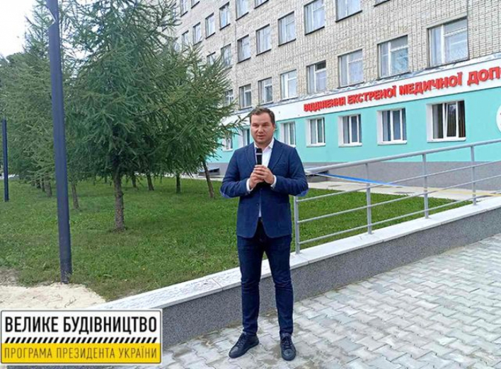 На Сумщині відкрили четверте приймальне відділення лікарні за програмою «Велике будівництво» фото