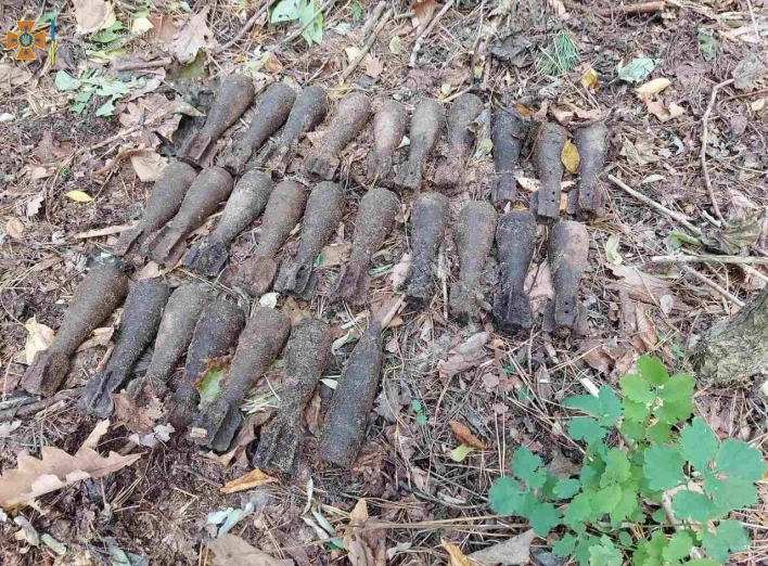 На Сумщині за минулу добу виявлено 33 боєприпаси часів минулих війн, ще 28 знешкоджено фото