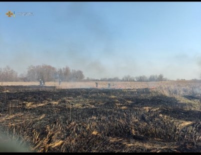 Вогнеборці тричі ліквідовували загоряння сухої рослинності на Сумщині  фото