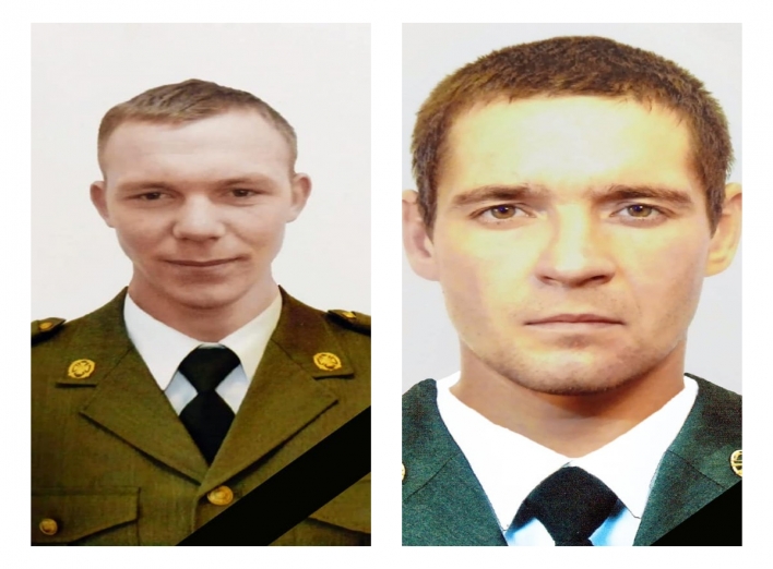 Лебединщина попрощалася з двома героями фото Лебединщина попрощалася з двома героями фото
