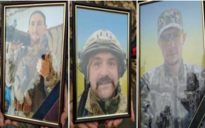 У Сумах попрощалися з трьома захисниками України фото У Сумах попрощалися з трьома захисниками України фото