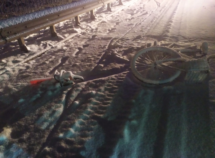 На Сумщині КамАЗ збив пішохода з велосипедом фото