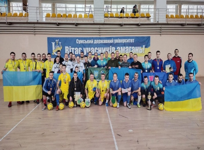 У Сумах провели футзальний турнір серед військових фото У Сумах провели футзальний турнір серед військових фото
