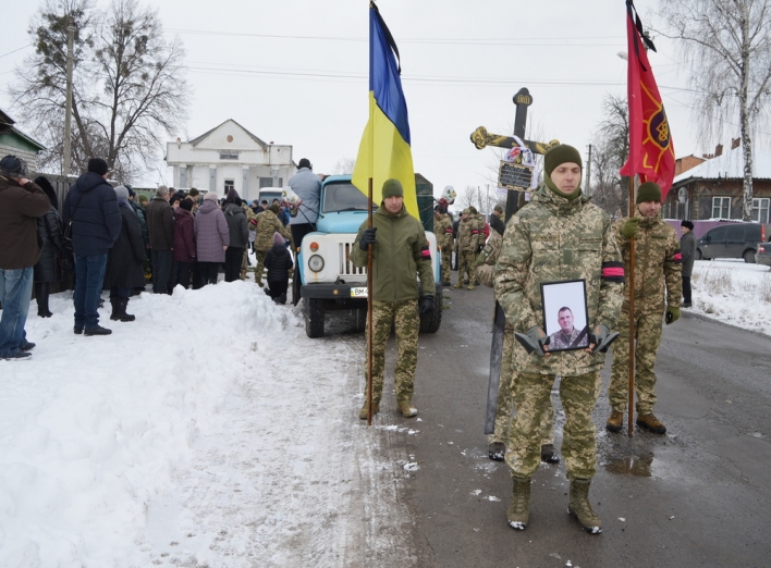 Лебединщина попрощалася із загиблим захисником України фото