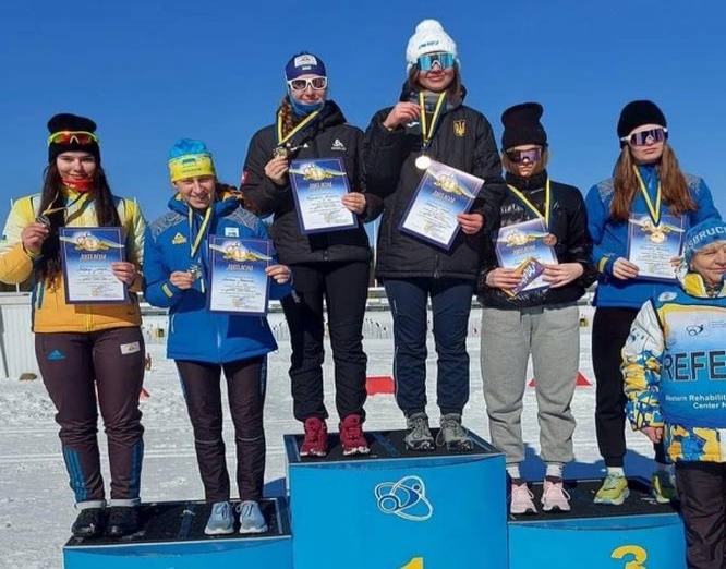 Сумські лижники з медалями чемпіонату України фото