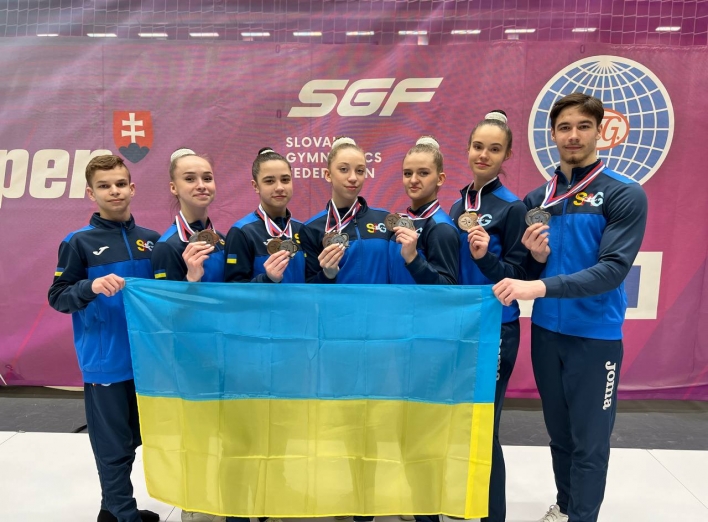 Сум’яни відзначилися на турнірі зі спортивної аеробіки в Словаччині фото