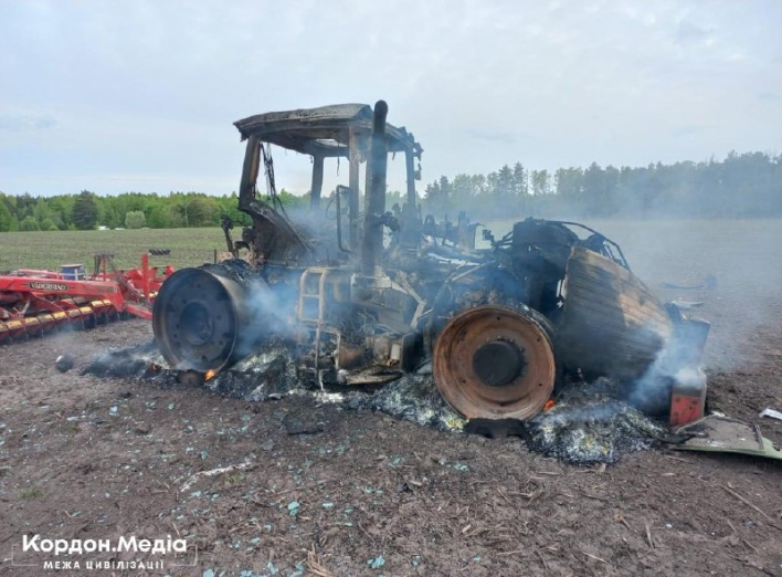 На Сумщині у Есманьській громаді на міні підірвався трактор фото