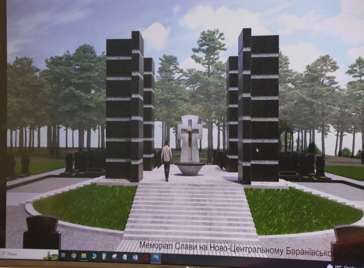 Яким може бути Меморіал Слави на Баранівському кладовищі в Сумах? фото