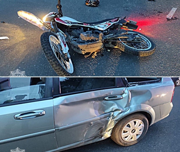 У Сумах у ДТП постраждав мотоцикліст з пасажиркою фото