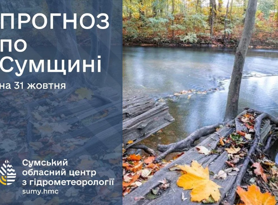 На Сумщині до кінця тижня очікуються сильний вітер, дощі та тумани