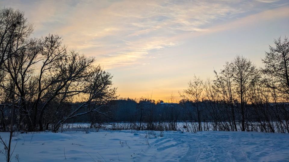 Зимові заходи сонця на сумських водоймах (ФОТО) фото №3