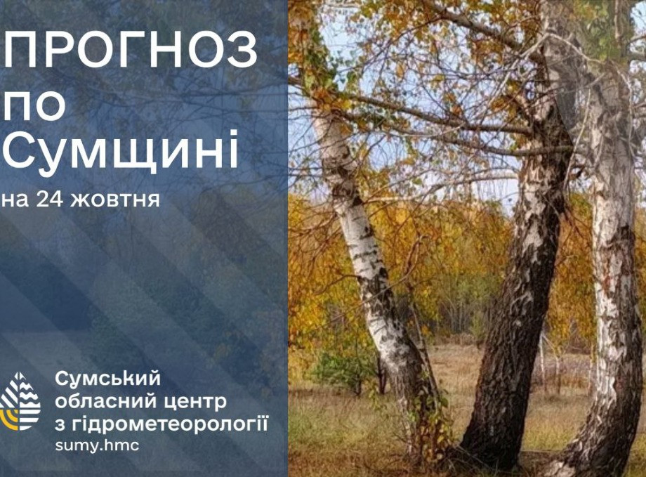 Сумські синоптики прогнозують дощі та поривчастий вітер до кінця тижня
