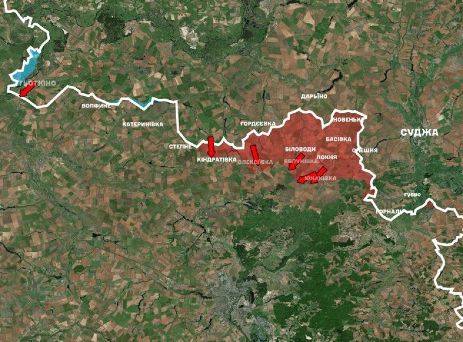Генштаб: на Сумському напрямку за добу відбито десять атак російських загарбників