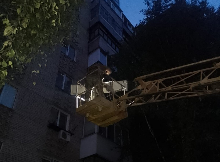 У Сумах поліція знешкодила російський дрон, який застряг на дереві у дворі багатоповерхівки