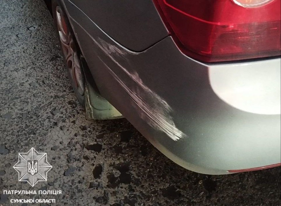 Патрульні розшукали 70-річного водія, який вчинив ДТП у Сумах