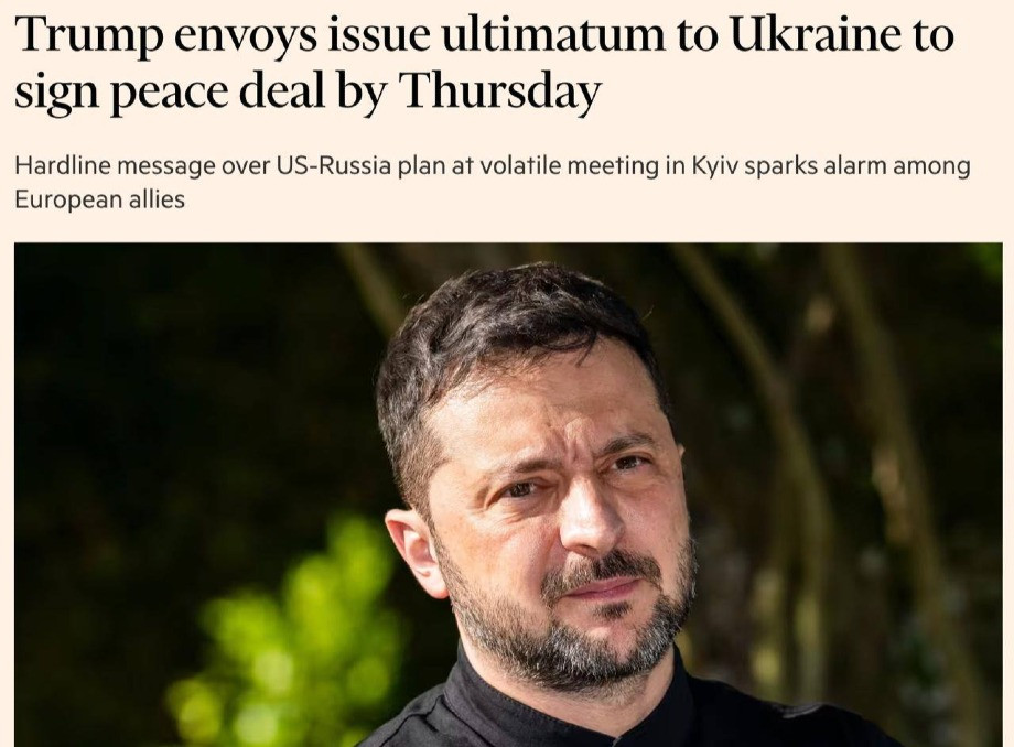 США посилюють тиск на Київ і ЄС щодо плану Трампа, який «майже не обговорюється» — FT