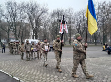 У Ромнах провели в останню путь захисника Володимира Сербіна