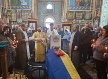 Охтирська та Чупахівська громади провели в останню путь захисника, який загинув на Донеччині
