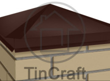 Колпаки на забор: какую толщину стали выбрать - 0.4, 0.45 или 0.5 мм?