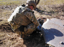 У Сумському районі знищили бойову частину безпілотника, що не здетонувала при падінні