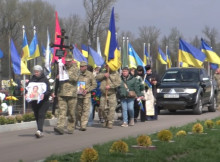 Буринська громада попрощалася із загиблим захисником В’ячеславом Корчемним