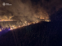 У заповіднику на Сумщині ліквідували пожежу, спричинену ворожим ударом