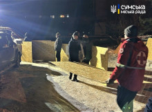 У Сумах після нічної атаки БпЛА працює штаб з ліквідації наслідків