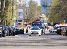 Загинув від удару дрона на Донеччині: сум'яни попрощалися зі старшим сержантом поліції Михайлом Шовкоплясом