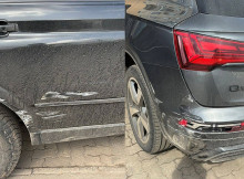 У Сумах 77-річний водій зачепив Audi та втік з місця аварії