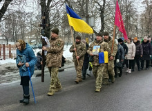 Буринська громада попрощалася із загиблим захисником Сергієм Притикою