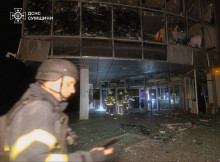 Нічна атака БпЛА на Суми: рятувальники ліквідовували наслідки за чотирма адресами