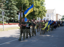 Роменці попрощалися із загиблим захисником Миколою Горошком