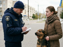 В Охтирці собака вистрибнула з авто та вкусила 17-річну дівчину: поліція розшукала власників