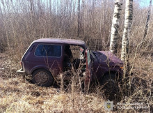 На Охтирщині водій легковика врізався у дерево