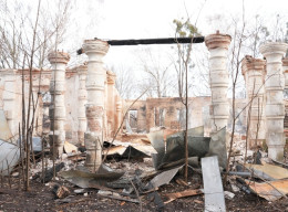 Пам'ятка архітектури в Лифине, де зупинявся Шевченко, зруйнована російськими «шахедами» на 90% (фото)