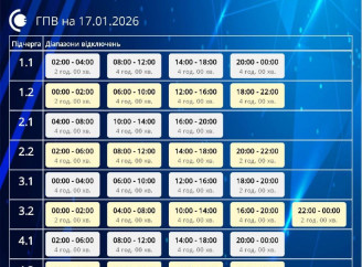«Сумиобленерго» оприлюднило графіки погодинних відключень на 17 січня