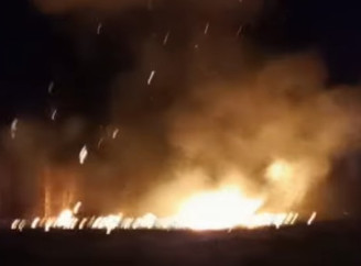 На Сумщині прикордонники збили «шахед»: дрон вибухнув за 30 метрів від мобільної групи (відео)