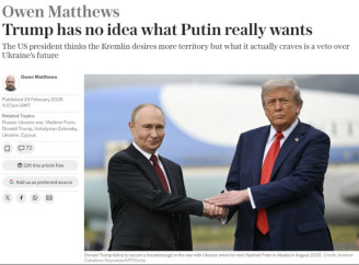 The Telegraph: стратегія Трампа щодо України базується на хибних припущеннях