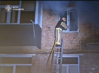 Охтирські рятувальники запобігли масштабній пожежі в житловому будинку