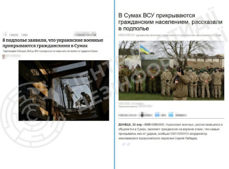 Окупанти поширюють фейки про використання цивільних сум’ян військовими як живого щита