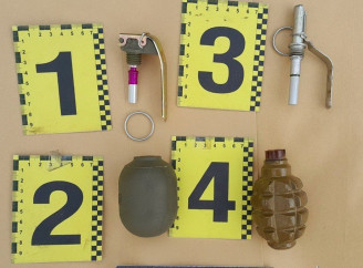 У Ромнах затримали чоловіка, який ніс у пакеті дві бойові гранати
