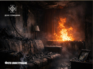 У Сумах під час пожежі в багатоповерхівці загинув чоловік