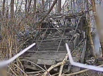 На Курському напрямку прикордонники знищили замаскований танк росіян