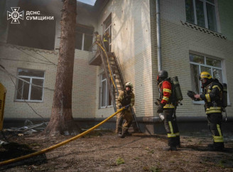 У центрі Сум після удару по дитячому закладу — п’ятеро постраждалих