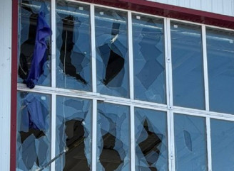 У Сумах зафіксовано влучання безпілотника по промисловому об'єкту